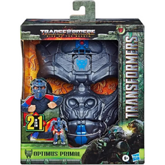 Transformers Toys Rise Of The Beasts Optimus Primal 2-In-1 Converting Mask