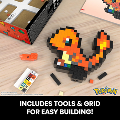 Pokemon Mega Charmander Construction Pixel Retro Set 349 pcs