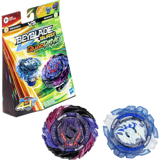 Beyblade Burst Quad Drive - Stone Balderov vs Roar Balkesh