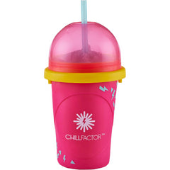 Chillfactor Reusable Home Made Slushy Maker - Perfectly Pink