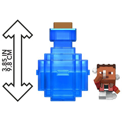 Minecraft Mini Mode Potion Brewing Action Figure - Blue Colour