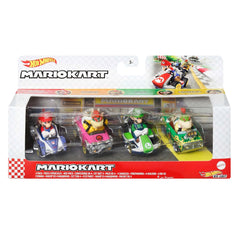 Hot Wheels Mario Bowser Luigi Bowser Jr 4-Pack