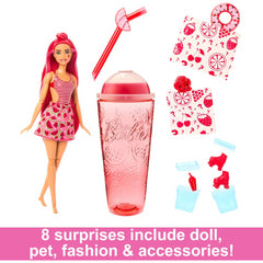 Barbie Pop Reveal Fruit Series Colour Changing Doll with Red Hair - Watermelon Crush