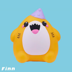 Smooshzees Cutezees Series 1 Cuddley Squishy Figure - Finn