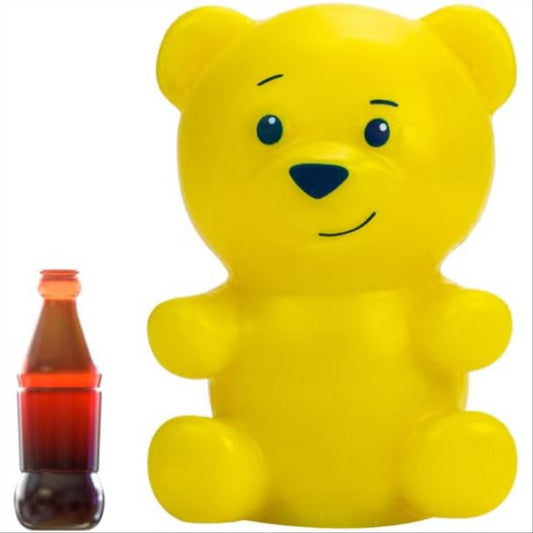 Gummymals Squishy Gummy Interactive Pet Bear with 10 Reactions & Sounds - Yellow