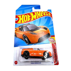 Hot Wheels Die-Cast Vehicle Then & Now Tesla Roadster