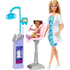 Barbie Careers Dentist Doll and Patient Playset with Accessories