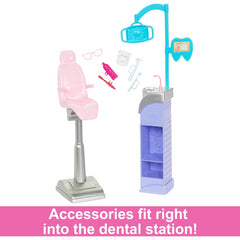 Barbie Careers Dentist Doll and Patient Playset with Accessories