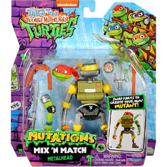 Teenage Mutant Ninja Turtles Mutations Mix & Match 4.5-Inch Metalhead Figure