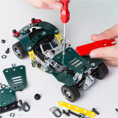 Meccano 5 In 1 Roadster Pull Back Car Building Kit