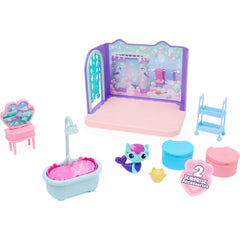 Gabby’s Dollhouse Primp and Pamper Bathroom with MerCat Figure