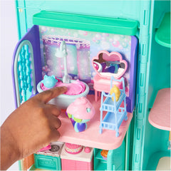 Gabby’s Dollhouse Primp and Pamper Bathroom with MerCat Figure