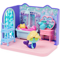 Gabby’s Dollhouse Primp and Pamper Bathroom with MerCat Figure