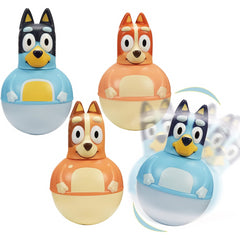 Bluey Figure Pack of 4 Weebles Wobble Toys