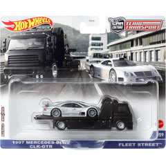 Hot Wheels Mercedes Benz CLK-GTR 1997 #59 Team Transport 2 Set Vehicles