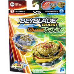 Beyblade Burst Quad Drive - Decay Perseus vs Destruction Belfyre