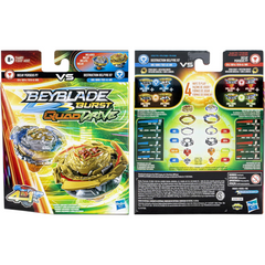 Beyblade Burst Quad Drive - Decay Perseus vs Destruction Belfyre