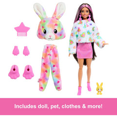 Barbie Cutie Reveal Doll Bunny Colourful Dreams Series and 10 Surprises