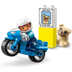 Lego 10967 Duplo Town Rescue Police Motorcycle Playset