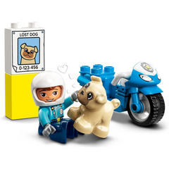 Lego 10967 Duplo Town Rescue Police Motorcycle Playset