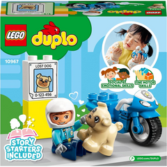 Lego 10967 Duplo Town Rescue Police Motorcycle Playset