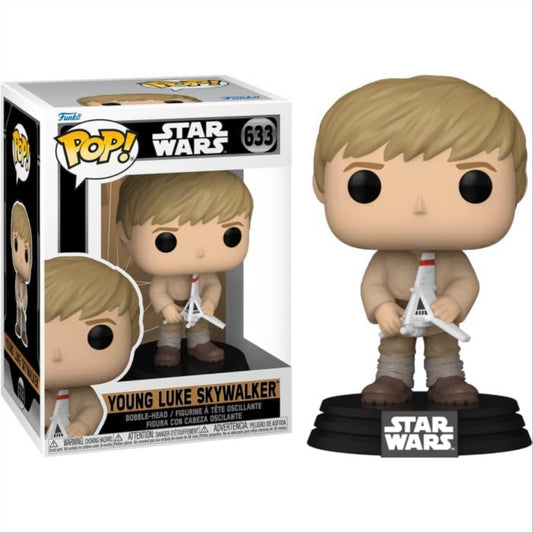 Funko Pop 633 Star Wars Vinyl Figure - Young Luke Skywalker Bobblehead