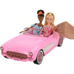 Hot Wheels Barbie Corvette Remote-Control Pink Toy Car