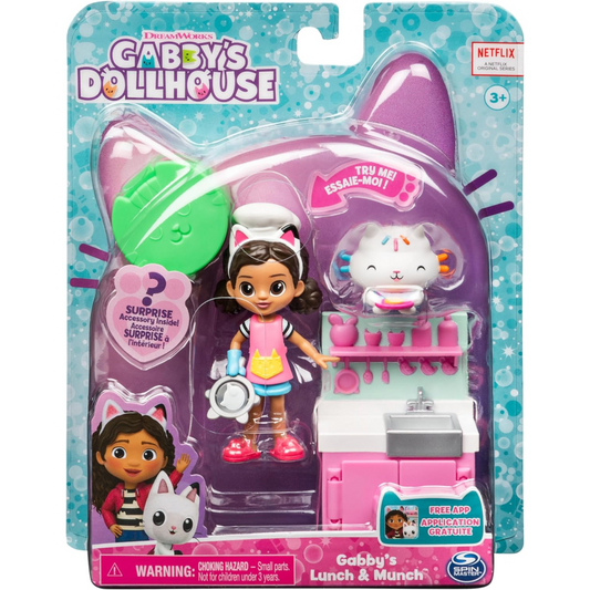 Gabby's Dollhouse Lunch & Munch Kitchen Playset