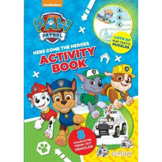 Paw Patrol Press-Out Activity Book - Paperback