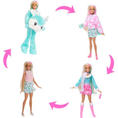 Barbie Cutie Reveal Doll and Christmas Advent Calendar with 24 Suprises