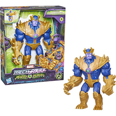 Marvel Avengers Mech Strike Monster Hunters Punch Thanos Toy 8.5-Inch Figure