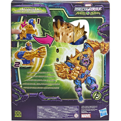 Marvel Avengers Mech Strike Monster Hunters Punch Thanos Toy 8.5-Inch Figure