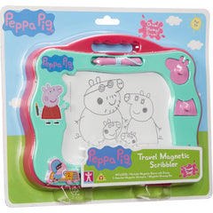 Peppa Pig Travel Magnetic Scribbler Pad With Pen and 3 Stamps in Green