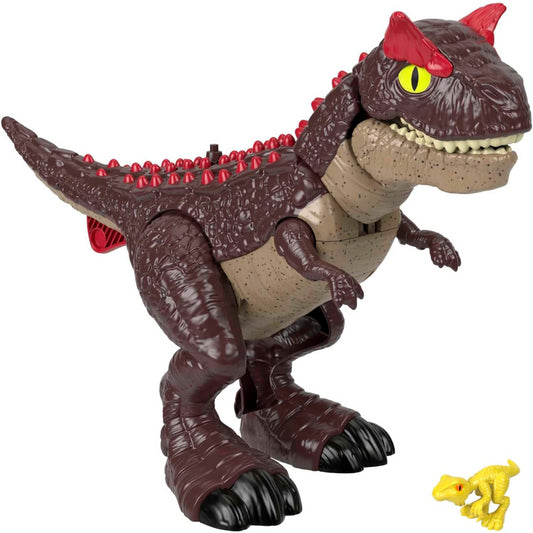 Jurassic World Imaginext Dinosaur Toy Spike Strike Carnotaurus 11-Inch Figure