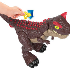 Jurassic World Imaginext Dinosaur Toy Spike Strike Carnotaurus 11-Inch Figure