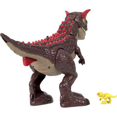 Jurassic World Imaginext Dinosaur Toy Spike Strike Carnotaurus 11-Inch Figure