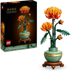 LEGO Icons 10368 Botanical Collection Chrysanthemum Flower Building Playset