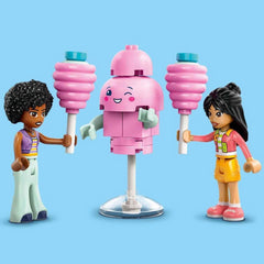 Lego Friends 42643 Candyfloss Stand And Scooter & 2 Dolls Construction Playset