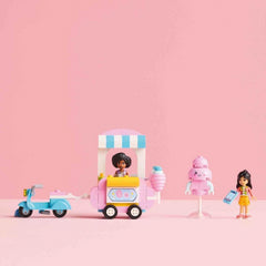 Lego Friends 42643 Candyfloss Stand And Scooter & 2 Dolls Construction Playset