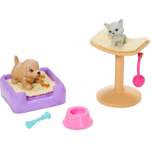 Barbie Puppy & Kitten Accessory Playset