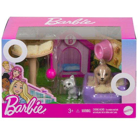 Barbie Puppy & Kitten Accessory Playset