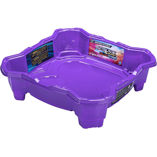 Beyblade Burst Quadstrike Beystadium Battle Game Stadium In Purple