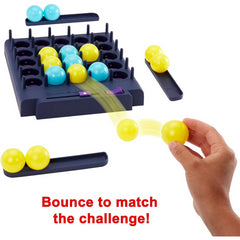 Mattel Bounce Off Pop Out Party Game with 16 balls and 20 Challenge Cards Game