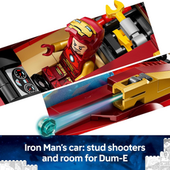 Lego Marvel 76310 Iron Man Car & Black Panther vs Red Hulk Playset