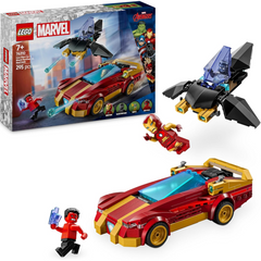 Lego Marvel 76310 Iron Man Car & Black Panther vs Red Hulk Playset