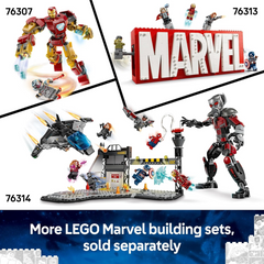 Lego Marvel 76310 Iron Man Car & Black Panther vs Red Hulk Playset