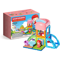 Magformers Town 22 Piece Ice Cream Shop Set