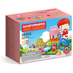 Magformers Town 22 Piece Ice Cream Shop Set