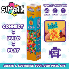 Simbrix Connect & Wow Building Toy 1250 pcs - Kaleido