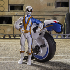 Power Rangers Lightning Collection S.P.D Omega Ranger and Uniforce Cycle Vehicle